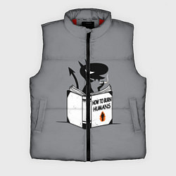 Мужской жилет Luci How to burn humans, цвет: 3D-красный