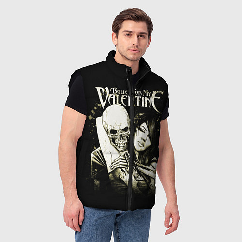 Мужской жилет BFMV: Death Love / 3D-Черный – фото 3