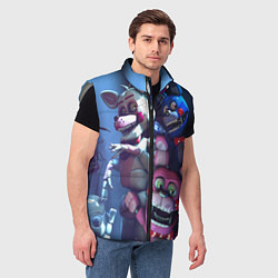 Мужской жилет Five Nights at Freddys, цвет: 3D-светло-серый — фото 2