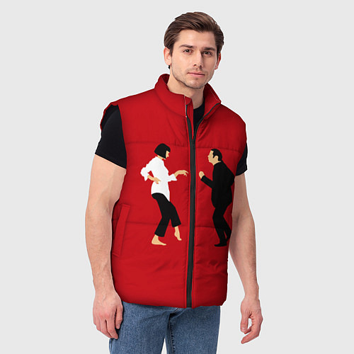 Мужской жилет Криминальное чтиво / 3D-Черный – фото 3