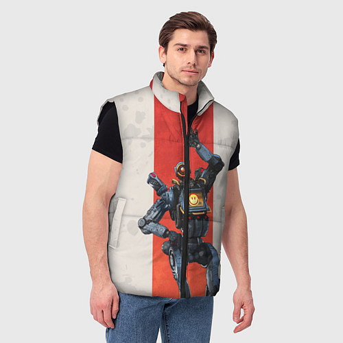 Мужской жилет Apex Legends: Pathfinder / 3D-Черный – фото 3