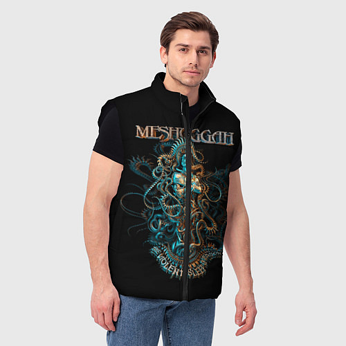 Мужской жилет Meshuggah: Violent Sleep / 3D-Черный – фото 3