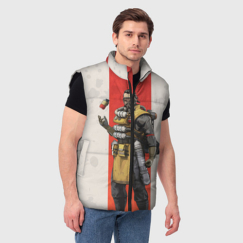 Мужской жилет Apex Legends: Caustic / 3D-Черный – фото 3