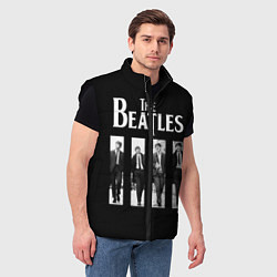 Мужской жилет The Beatles: Black Side, цвет: 3D-черный — фото 2