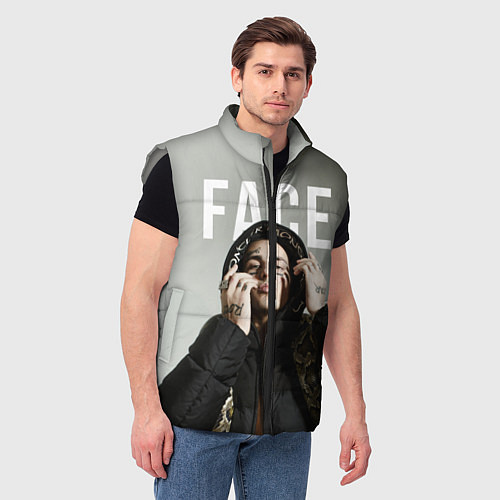 Мужской жилет FACE: Slime / 3D-Светло-серый – фото 3