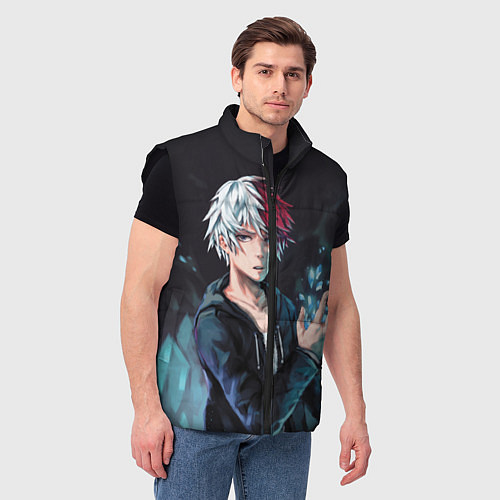 Мужской жилет Лёд / 3D-Черный – фото 3