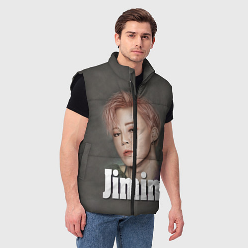 Мужской жилет BTS Jimin / 3D-Черный – фото 3