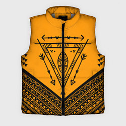 Мужской жилет Native American: Yellow Style, цвет: 3D-светло-серый