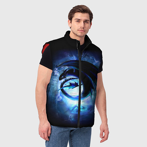 Мужской жилет Night Fury / 3D-Красный – фото 3