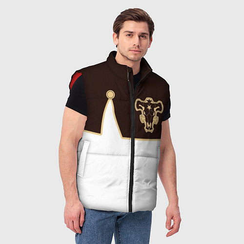 Мужской жилет Черный Клевер: Мантия / 3D-Красный – фото 3