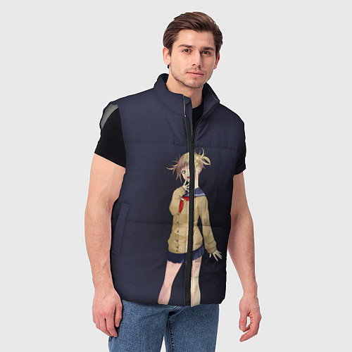 Мужской жилет My Hero Academia Himiko Toga / 3D-Светло-серый – фото 3