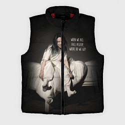Мужской жилет Billie Eilish: Bad Guy, цвет: 3D-красный