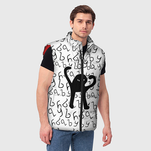 Мужской жилет ЪУЪ СЪУКА / 3D-Красный – фото 3