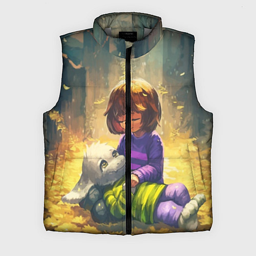 Мужской жилет Фриск и Азриэль / 3D-Светло-серый – фото 1