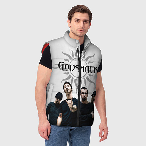 Мужской жилет Godsmack / 3D-Красный – фото 3