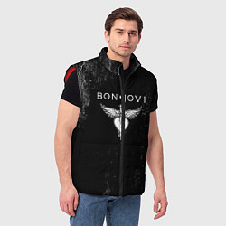 Мужской жилет Bon Jovi, цвет: 3D-красный — фото 2