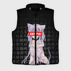 Мужской жилет SENPAI ANIME, цвет: 3D-светло-серый