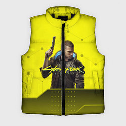Мужской жилет CYBERPUNK 2077, цвет: 3D-черный