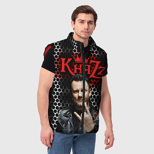 Мужской жилет Князь Анархия спина / 3D-Красный – фото 3