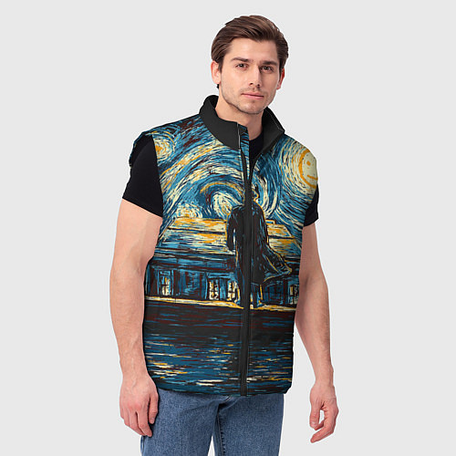 Мужской жилет Sherlock / 3D-Черный – фото 3