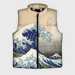 Мужской жилет Kanagawa Wave Art, цвет: 3D-черный