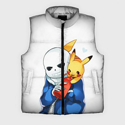 Мужской жилет UNDERTALE, цвет: 3D-светло-серый