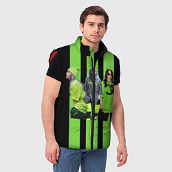 Мужской жилет Билли Айлиш, цвет: 3D-красный — фото 2