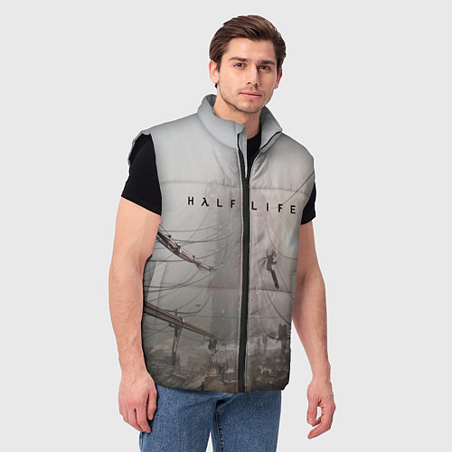 Мужской жилет HALF-LIFE / 3D-Черный – фото 3