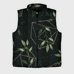 Мужской жилет Геометрия в природе, цвет: 3D-черный