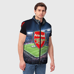 Мужской жилет FC Arsenal, цвет: 3D-красный — фото 2