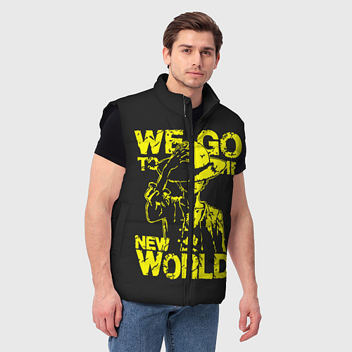 Мужской жилет One Piece We Go World / 3D-Черный – фото 3