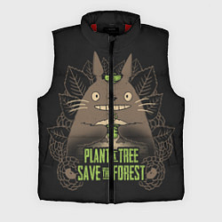 Мужской жилет Plant a tree Save the forest, цвет: 3D-красный
