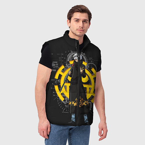 Мужской жилет One Piece / 3D-Черный – фото 3