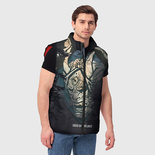 Мужской жилет DBD - monster from forest / 3D-Красный – фото 3
