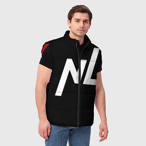 Мужской жилет NL logo / 3D-Красный – фото 3