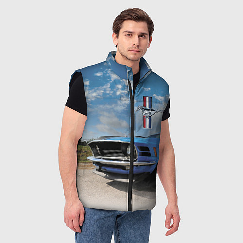 Мужской жилет Mustang / 3D-Черный – фото 3