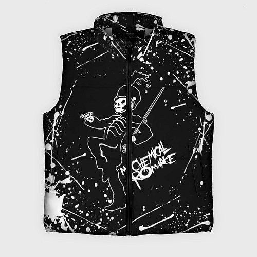 Мужской жилет My Chemical Romance / 3D-Светло-серый – фото 1
