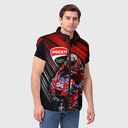 Мужской жилет Andrea Dovizioso, цвет: 3D-красный — фото 2