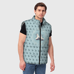 Мужской жилет Фигруное катание, цвет: 3D-светло-серый — фото 2