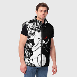 Мужской жилет Monokuma, цвет: 3D-светло-серый — фото 2