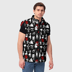 Мужской жилет Banksy, цвет: 3D-красный — фото 2