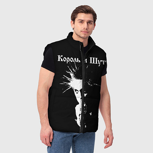 Мужской жилет Король и Шут Анархия спина / 3D-Черный – фото 3