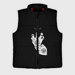 Мужской жилет Выжигющий Искру, цвет: 3D-красный