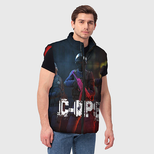 Мужской жилет C-OPS / 3D-Красный – фото 3