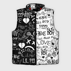 Мужской жилет LIL PEEP LOGOBOMBING, цвет: 3D-красный