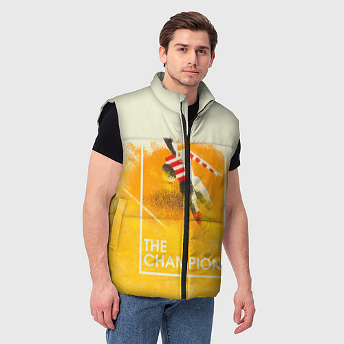 Мужской жилет Регби The Champion / 3D-Черный – фото 3