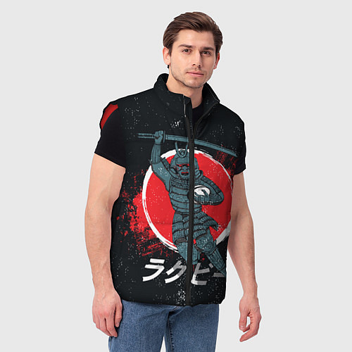 Мужской жилет Регби Япония, 2019 / 3D-Красный – фото 3