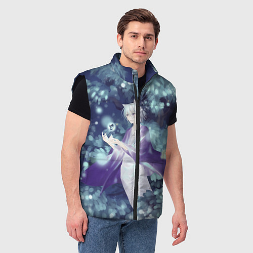 Мужской жилет Tomoe Kamisama / 3D-Черный – фото 3