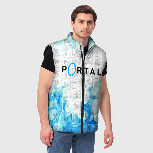 Мужской жилет PORTAL / 3D-Черный – фото 3