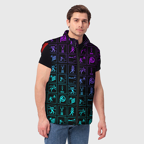 Мужской жилет PORTAL / 3D-Красный – фото 3